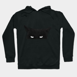 Angry black cat Hoodie